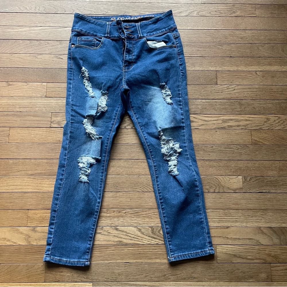 Supradenim high rise ankle jeans 
Size tag removed